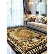欧式奢华地毯客厅茶几卧室床边复古美杜莎地垫高级感美式沙发地毯