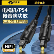 数字光纤音频线spdif数字光纤线5.1声道连接线optical音频线方口