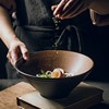 日式陶瓷碗家用大号拉面，碗饭碗面条，汤碗创意餐具套装商用斗笠碗