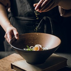 日式创意拉面碗陶瓷碗汤碗