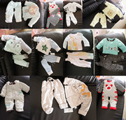 0-1岁婴儿冬装棉衣，套装男女开档婴幼儿背带裤冬新生儿两件套宝宝