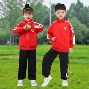 武术服装儿童表演服春秋季加厚长袖，练功服学生功夫训练比赛演出服