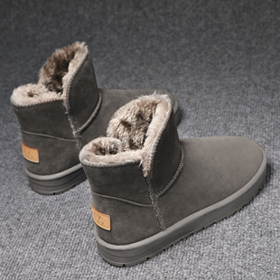 男童雪地靴冬季2023加绒加厚儿童棉鞋中大童防水保暖男孩短靴