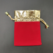 刺绣红色福袋锦囊束口抽绳袋收纳小布袋，首饰袋公司年会袋