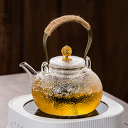 玻璃提梁壶煮茶器2023煮茶壶耐高温烧水泡茶壶家用电陶炉茶具