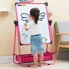 儿童画画板支架式家用小黑板，磁性双面彩色宝宝写字板涂鸦白板套装