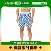 香港直邮潮奢vans男士skewed棋盘，格纹18英寸滑板裤