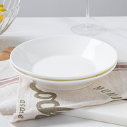 景德镇白色骨瓷盘子菜盘家用2023餐盘高级感轻奢陶瓷餐具碟子