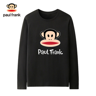 Paul Frank/大嘴猴长袖t恤男春秋季纯棉ins潮流潮牌青少年打底衫