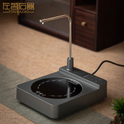 左茗右器自动上水电，陶炉定时自动断电抽水一体，玻璃茶壶专用煮茶器