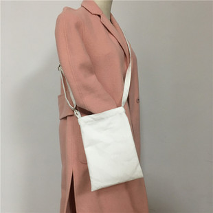 DIY空白手绘小包 纯色帆布包  斜跨包 韩系 简约布袋 可来图定制