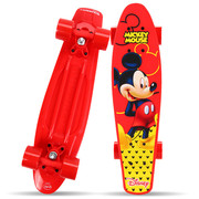 disney迪士尼米奇滑板，儿童鱼形板四轮单翘小鱼板刷街