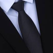 免打领带男黑色正装商务拉链式灰色易拉得新郎，一拉得结婚女士领带