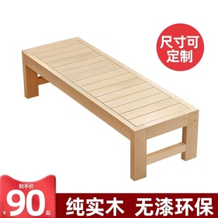 床加宽加长实木床可定制松木，床架儿童拼接床婴儿床单人床大人可睡
