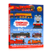 托马斯和朋友们thomasfriendsthebigbookofengines英文原版绘本75周年纪念版幼儿童早教启蒙英语读物读本动画片图画书