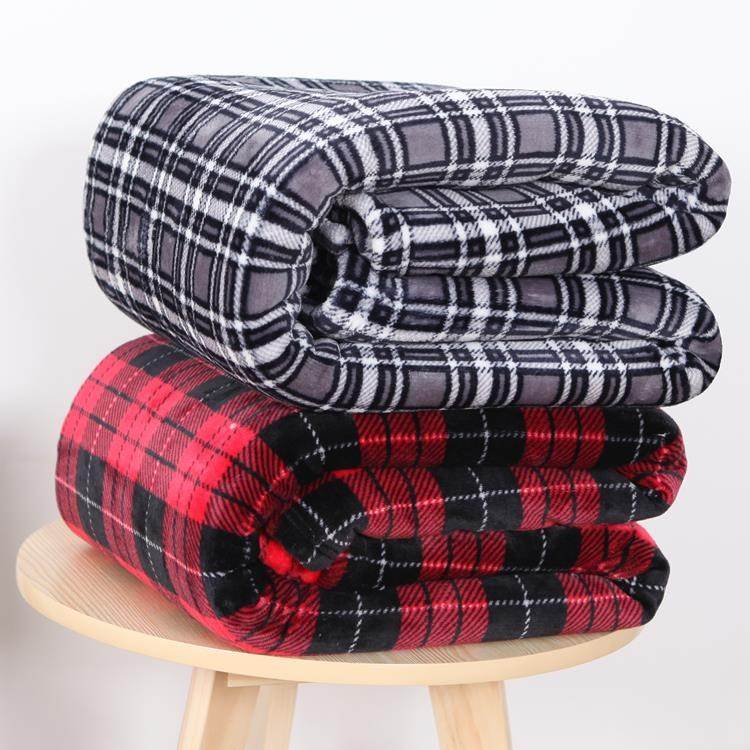 lattice double-deck winter thickening Single Flannel blanket sofa Cushion Lamb Blanket quilt Carpetin the Bedclothes , Leisure blanket/Woolen blanket/Carpet category - from Buy2taobao.com to provide professional Taobao agent buy service