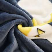 儿童毛毯被子冬季加厚双层单人小毯子办公室午睡空调毯珊瑚绒盖毯