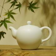 白瓷茶壶套组景德镇陶瓷纯手工功夫茶具整套套装一壶四杯公杯