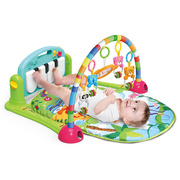 皇儿婴儿健身架音乐脚踏琴玩具0-36个月新生儿宝宝钢琴游戏垫