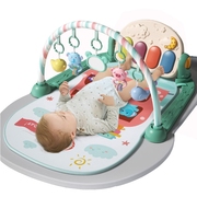 婴儿健身架玩具音乐，爬行毯0-1岁宝宝，脚踏钢琴游戏垫早教