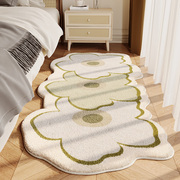 仿羊绒卧室地毯床边毯2024茶几地垫客厅加厚羊羔绒地毯飘窗垫