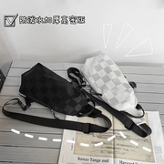 韩国ins风运动小包包胸包女日系原宿小众，休闲设计腰包百搭斜挎包