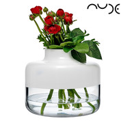 土耳其Nude进口水晶花瓶欧式简约玻璃花插客厅摆件餐桌富贵竹插花