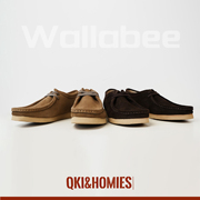 Qki2023巨献经典复古Wallabee袋鼠鞋夏季百搭真皮牛皮透气皮鞋