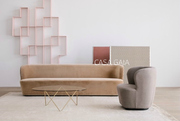 CasaGaia现代简约沙发小户型布艺小沙发北欧轻奢ins风实木沙发椅