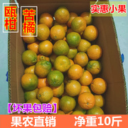 正宗瓯柑温州丽水苦橘苦柑农家自种新鲜水果桔子欧柑特产10斤