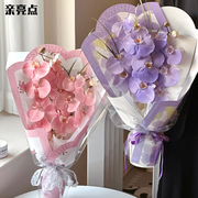 母亲节春日花园鲜花包装纸花卉印花牛皮纸玫瑰包花纸材料花店花艺