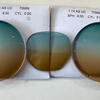 1567非球近视散光彩色太阳镜墨镜眼镜片炫彩加硬超薄偏光定制