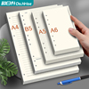 6孔活页纸替芯a5活页本a6内芯a4笔记4孔横线9孔b5米黄护眼四孔六孔九孔记事本可拆卸替换活页夹外壳本壳套装