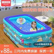 充气游泳池儿童家用宝宝洗澡桶户外大型家庭小孩气垫折叠成人水池