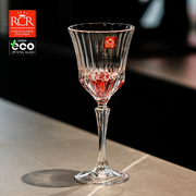 意大利进口rcr红酒杯小号，家用奢华高档水晶玻璃高脚杯香槟杯套装