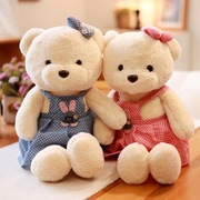 网红可爱情侣熊穿裙子泰迪熊公仔，毛绒玩具抱抱熊玩偶布偶娃娃礼物