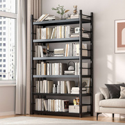 书架落地多层放书架子家用不锈钢置物架简易学生书柜资料文件架