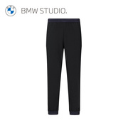 BMW Studio宝马男装秋冬季保暖时尚简约男士束脚口休闲长裤子
