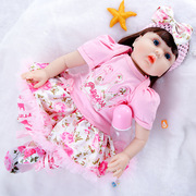 55cm软胶洋娃娃仿真婴儿，玩具重生娃娃搪胶ebay亚马逊