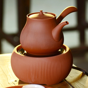 成竹茶器纯手工纤丝红泥电陶煮茶炉中式家用烧水炉工夫茶茶具套装