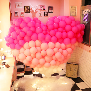 10寸亚光气球新房装饰场景布置派对会场生日浪漫惊喜布置乳胶气球
