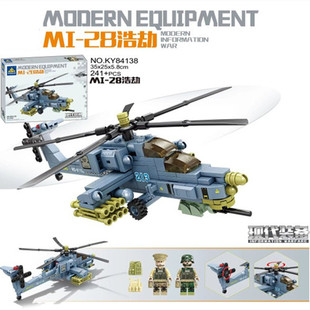 兼容乐高科技机械组，阿帕奇浩劫军事，战斗直升机益智拼装玩具积木