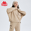 Kappa卡帕套头衫女短款蝙蝠衫卫衣休闲圆领长袖K0C62WT01