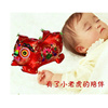 婴儿满月百岁礼物布老虎纯手工老虎枕头宝宝枕儿童枕。