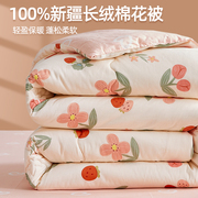 全棉新疆棉花被子冬被加厚保暖纯棉絮，被芯单人春秋空调被四季通用