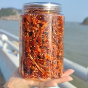 香辣蜜汁鳗鱼丝500g罐装，广西北海海味特产休闲零食品麻辣海鲜小鱼
