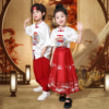 六一儿童演出服中国风，合唱表演服唐装马面裙，套装小学生诗朗诵服装