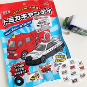 日本pine佩茵儿童宝宝，玩具汽车轮胎造型，可乐味糖果内有贴纸