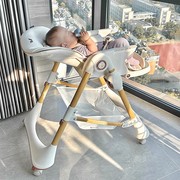 卡曼karmababy宝宝餐椅婴儿，餐桌多功能座椅，家用可折叠吃饭学坐躺