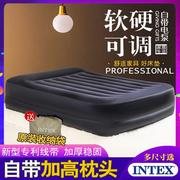 intex充气床双人家用内置电泵枕头，单人冲气床垫，2代加高气垫床加厚